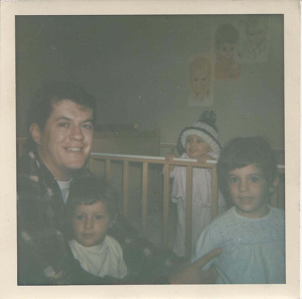 Dad with girls 1967